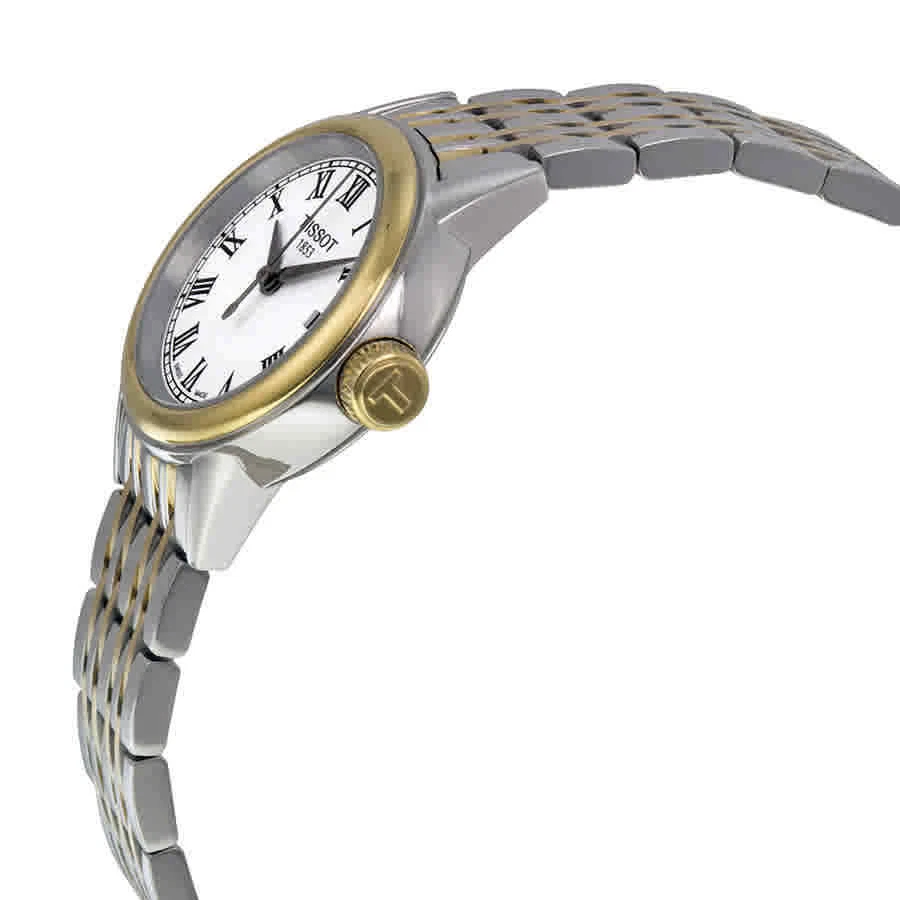Tissot Carson White Dial Two tone Ladies Watch T0852102201300