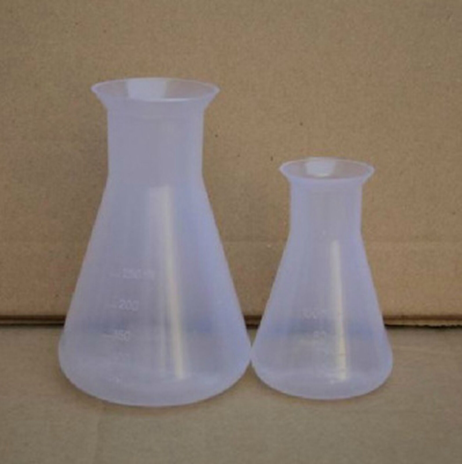 100 250 500ML PP Save money Conical Erlenmeyer Columbus Mall Teachin Mouth Flask Lab Bell