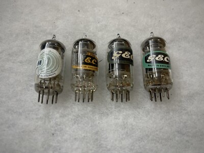 GEC A2900 CV6091 B309 12AT7 black Welded plate Disc Getter Strong