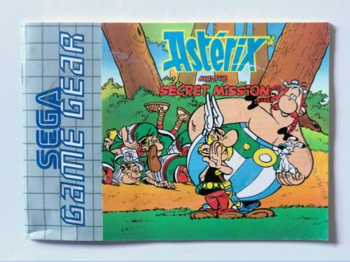 47716 Instruction Booklet - Asterix And The Secret Mission - Sega Game Gear (199 - Afbeelding 1 van 1