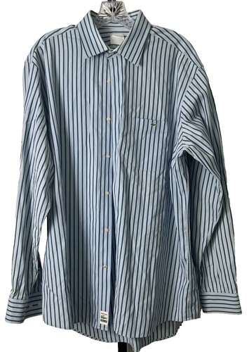 blue tropical maxi dress Non-Iron Cotton Stripe Dress Shirt With Contrast Trim main image 0
