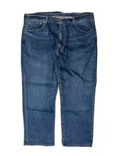 Levi's 559 Mens 44x29 Dark Wash Blue Denim Bootcut Jeans 100% Cotton High Rise