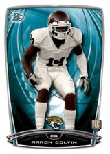 2014 Bowman #96 Aaron Colvin Jacksonville Jaguars