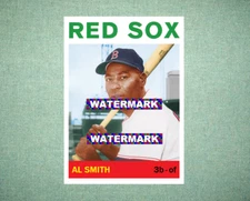Al Smith Boston Red Sox 1964 Style Custom Baseball Art Card