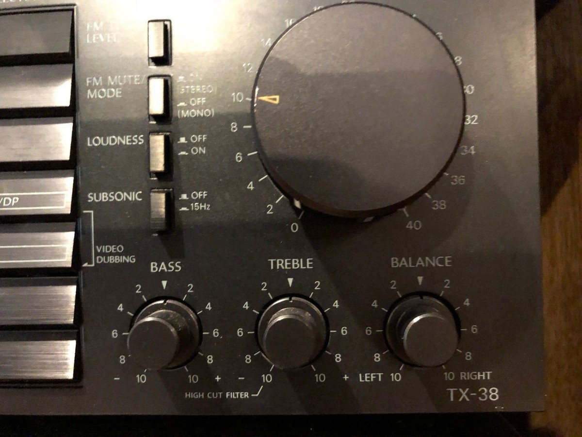 ONKYO TX-38 Tuner Amplifier for Parts or Repair, Quartz