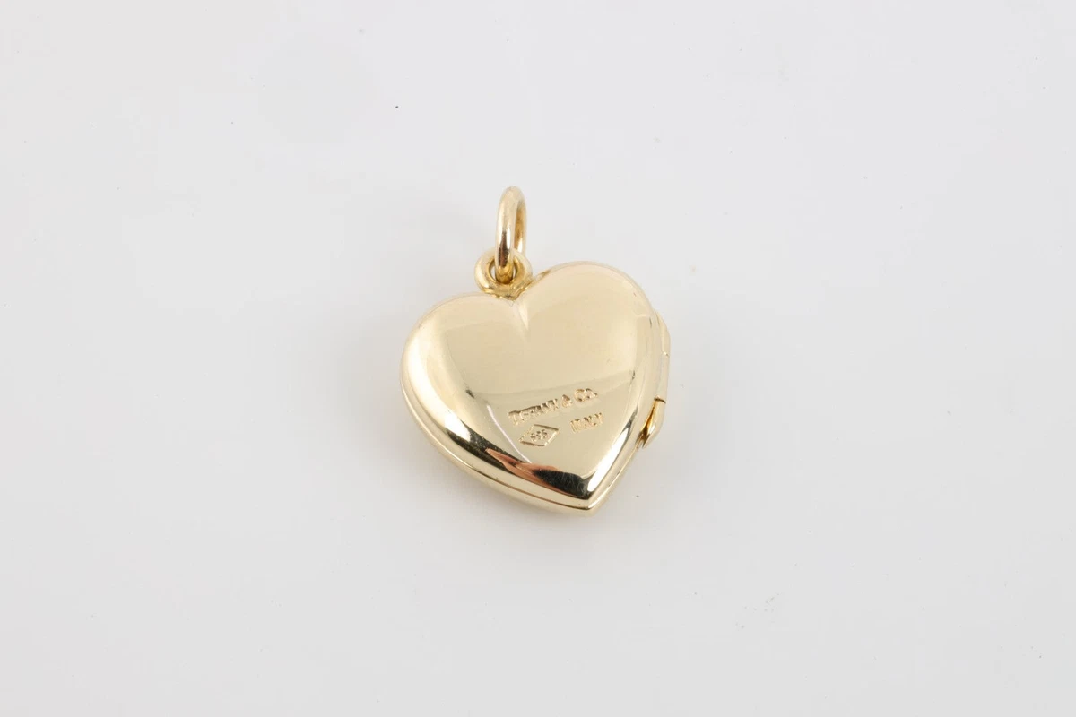 Tiffany gold locket discount