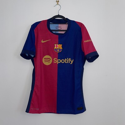 Maillot Domicile FC Barcelone 2024/2025 – Player Issue – Yamal – Taille M – Neuf Sans Boîte