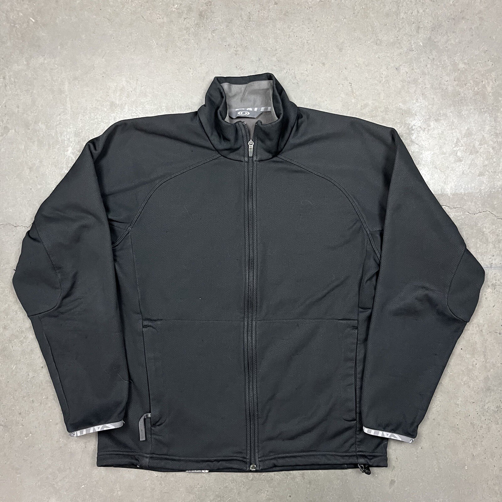 Salomon Advanced Skin finta giacca collo zip intera nera L