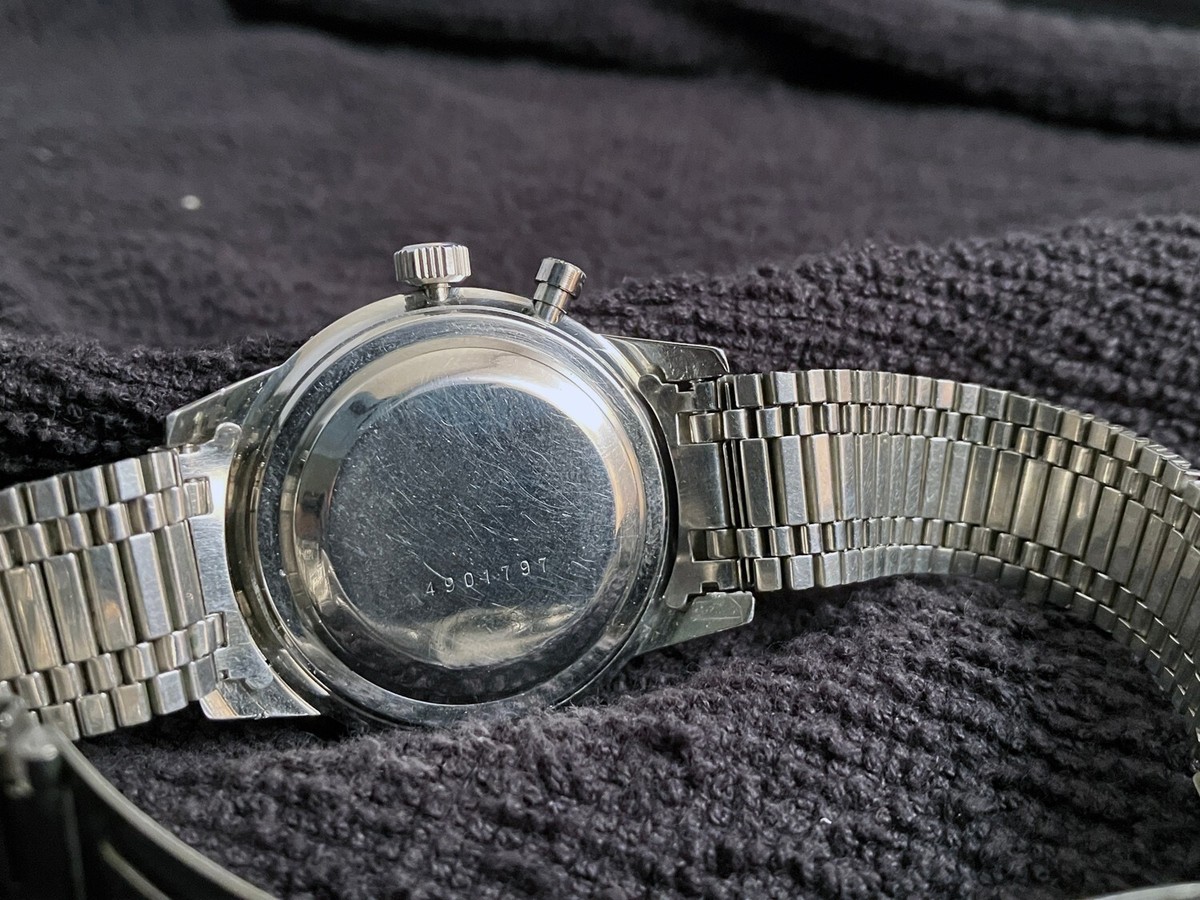 SEIKO 5717-8990 Mono Pusher One-Push Chronograph 1964 - Manual