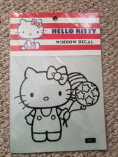 SANRIO Hello Kitty Naklejka na okno Nowa Autentyczny towar