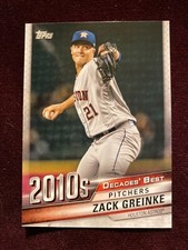2020 Topps Decades' Best Zack Greinke #DB97 Baseball Card