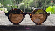 Round Polarized Sunglasses Men Round Brown Sunglasses Johnny Depp Round Glasses