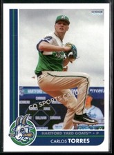 2025 Hartford Yard Goats Carlos Torres RC Rookie Rockies PR Minor League