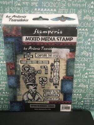 stamperia mixed media stamp capture the moments 9 pieces