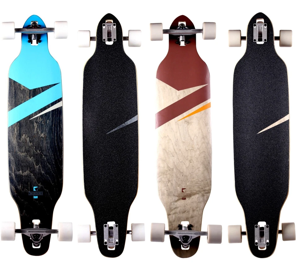 Longboard Ram Lokz Blue DT Neue Modell Skateboard