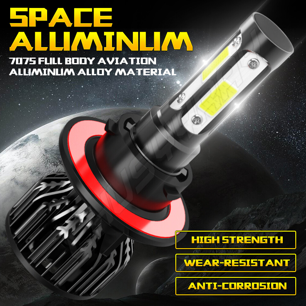 9008 H13 LED Headlight Bulbs Kit High Low Beam Super Bright - Foto 4