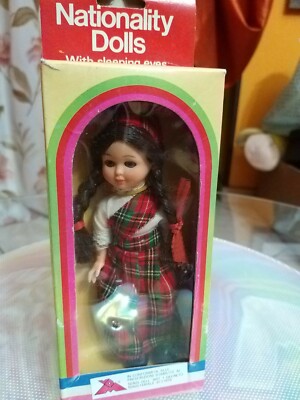 Very Rare Nationality Dolls Doll in Colourful Native Costume Scotland Ann1979