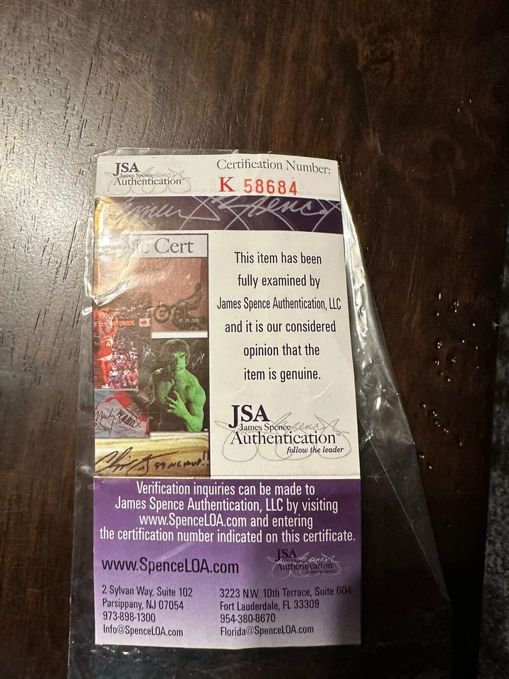 Jimmy Nelson Béisbol Oficial ML Firmado Automáticamente con Certificado de Autenticidad JSA Milwaukee Brewers Foto 4 de 4