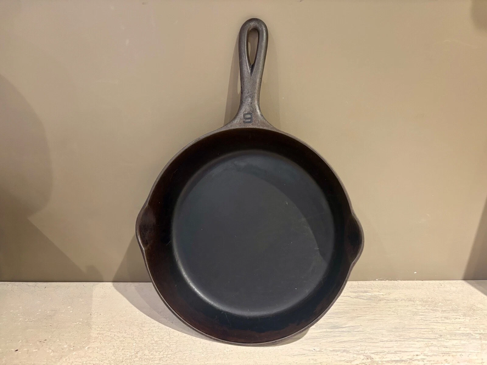 Vintage Griswold #6 Large Block Logo Cast Iron Skillet 699
