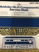 MHF-205  HI-FI SAMS MANUAL FISHER MITCHBISHI ROTEL HITACHI NIKKO SANYO NOS
