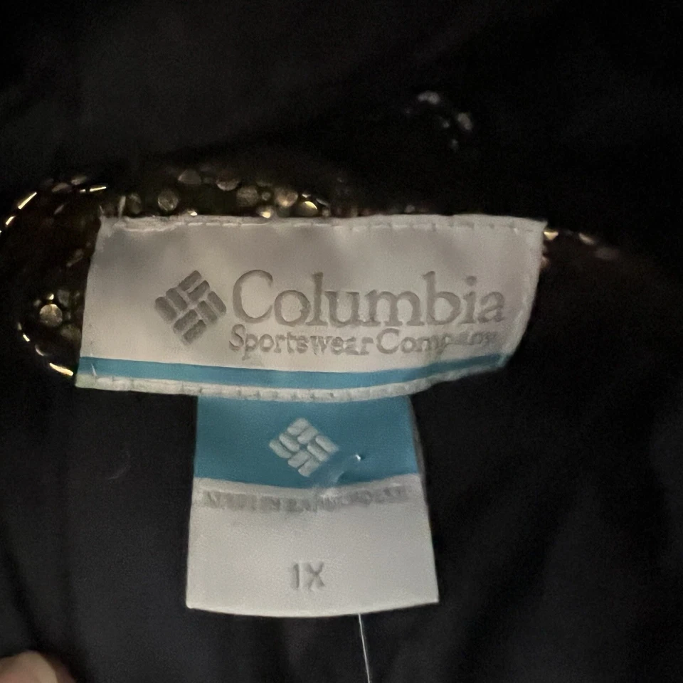 Chaqueta Columbia Lay D Down III SATINADO NOCTURNO OSCURO WW1939-472 Mujer Talla 1X Nueva con Etiquetas Foto 4 de 4