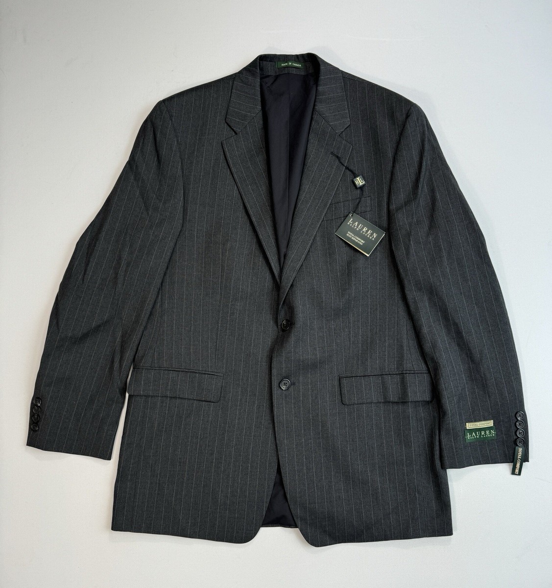 Ralph Lauren Men's 42L Total Comfort Wool Blazer Sports Coat NWT