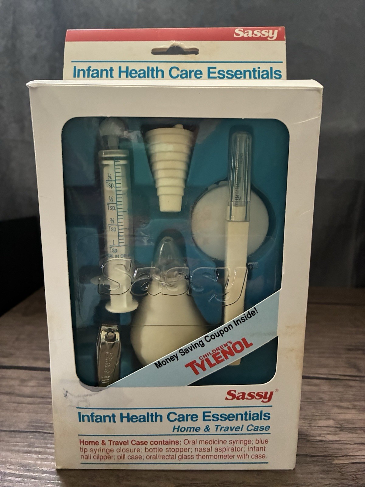 Vintage Sassy 1989 Infant Health Essentials Kit Nos Rare
