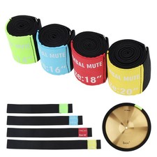 4pcs 14 16 18 20 Inch Cymbal Mute Circle Ring Drum Set Hi-hat Practice Silencer