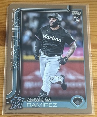 Agustin Ramirez 2025 Topps Update Rookie Gold /2025 #US11 (RC) Miami Marlins
