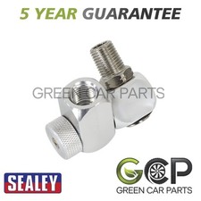 Image of Sealey Z-Swivel Air Hose Connector with Regulator 1/4"BSP SA900