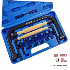 12pcs Valve Spring Compressor Tool with Valve Lapping Tool for Car