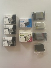 Lot of 9 LD 200XL Ink Cartridges for Epson Printer Black Cyan Magenta Yellow
