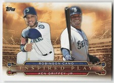 2015 Topps #I-2 Ken Griffey Jr. / Robinson Cano BASEBALL Seattle Mariners