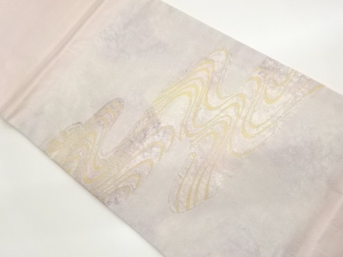 7563972: JAPANESE KIMONO JAPANESE HIRAKI NAGOYA OBI / WOVEN STREAM ...
