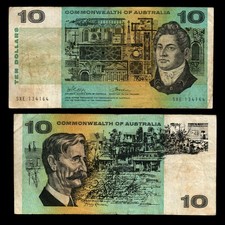 1972 $10 Phillips/Wheeler CoA General Prefix R304 Very Good | Phoenyx Curios