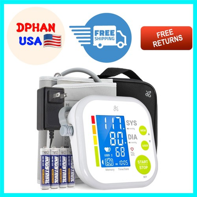 #ad #ad Home Use Upper Arm BP Monitor with Easy One Touch Operation and Memory Tracking $68.99