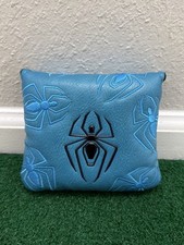 TaylorMade Spider ZT Mallet Putter Golf Head Cover Blue Used SAME DAY SHIP