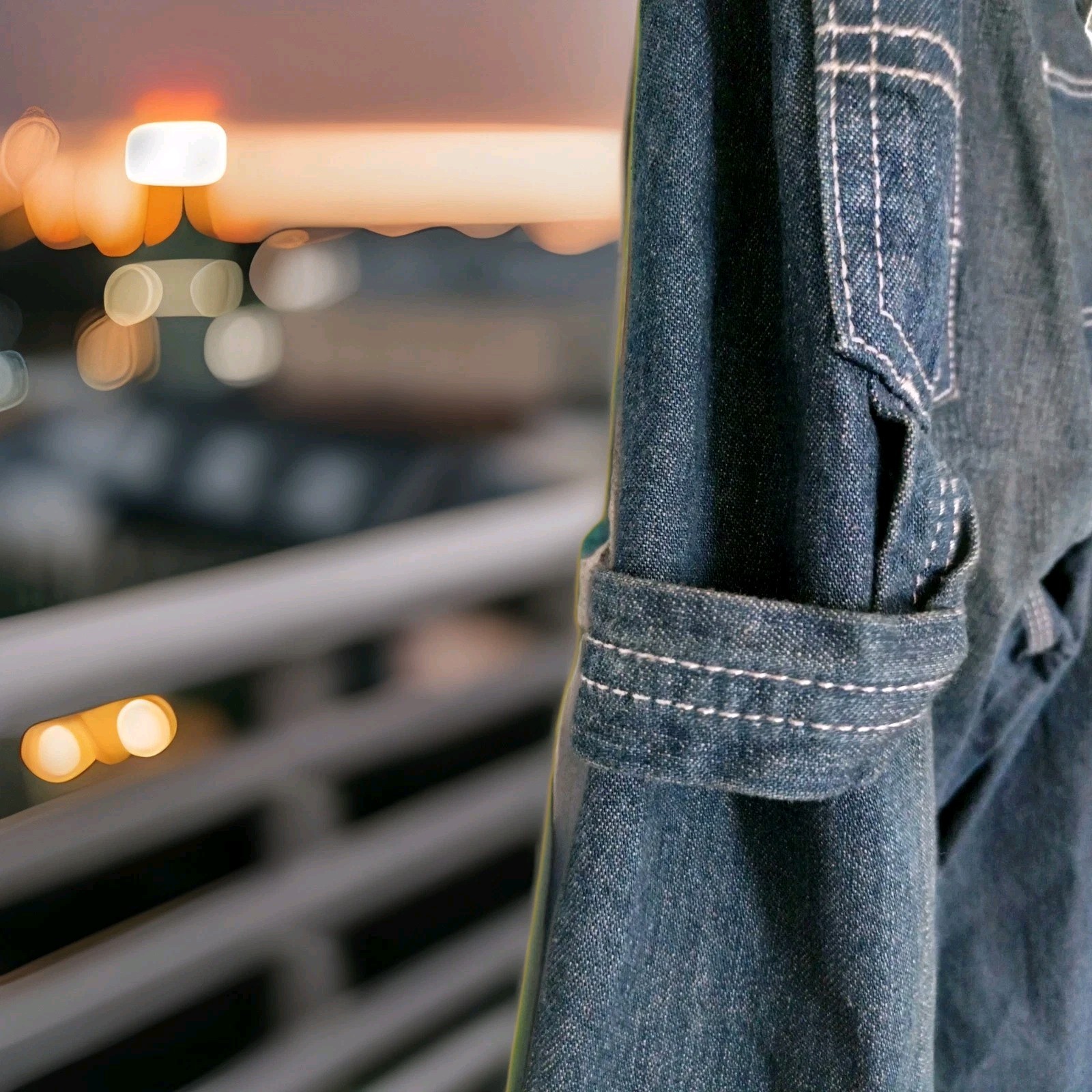 Levi's Signature Strauss Jeans Workwear Carpenter  Blue Men's Dark Wash 42×30  thumbnail 9