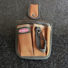Original Bucket Boss Canvas Utility Tool Pouch Belt Loop Snap On 5 Pocket + Clip