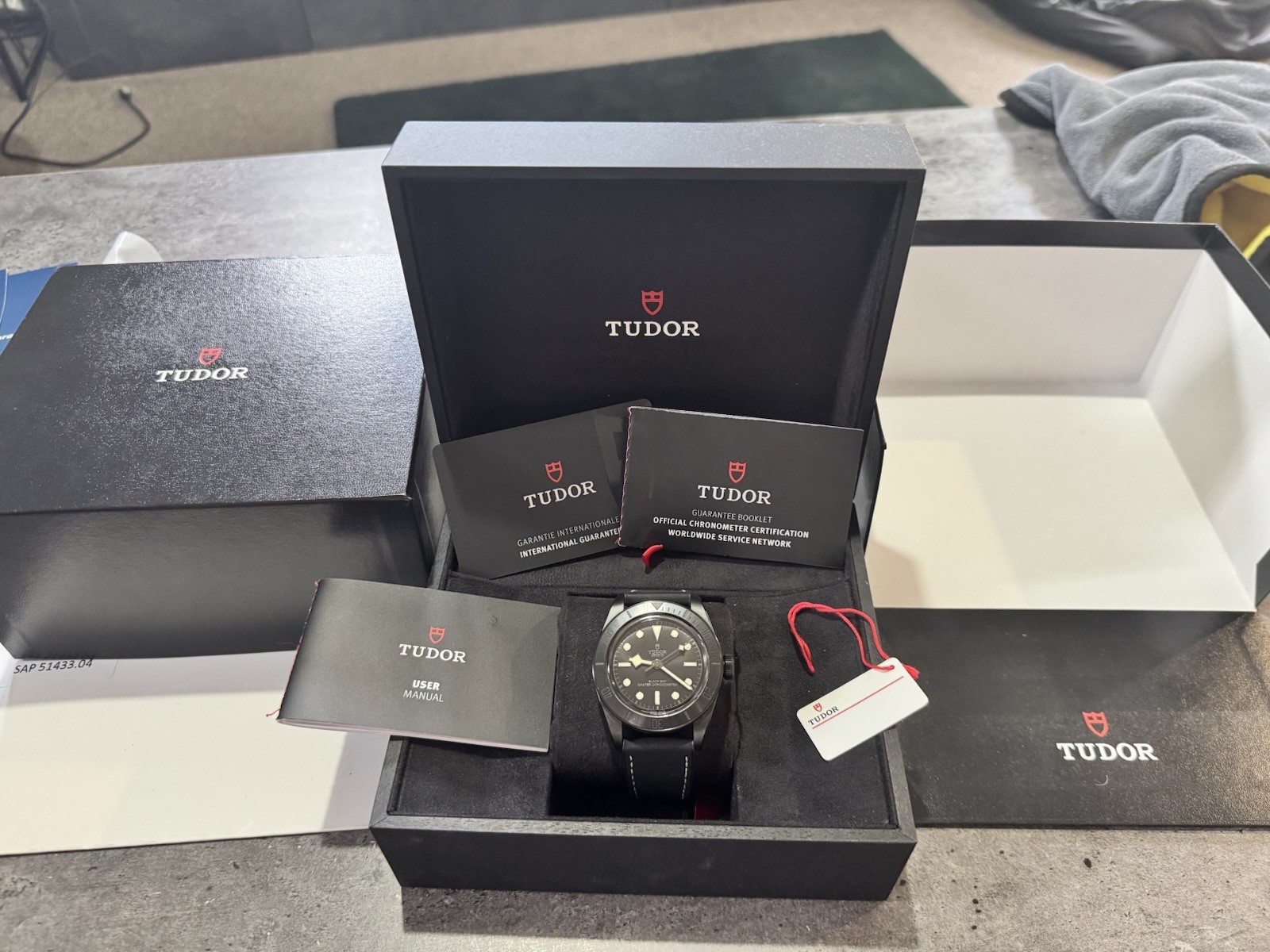 TUDOR Black Bay Ceramic Watch 2022 Ref. 79210CNU with Box Papers