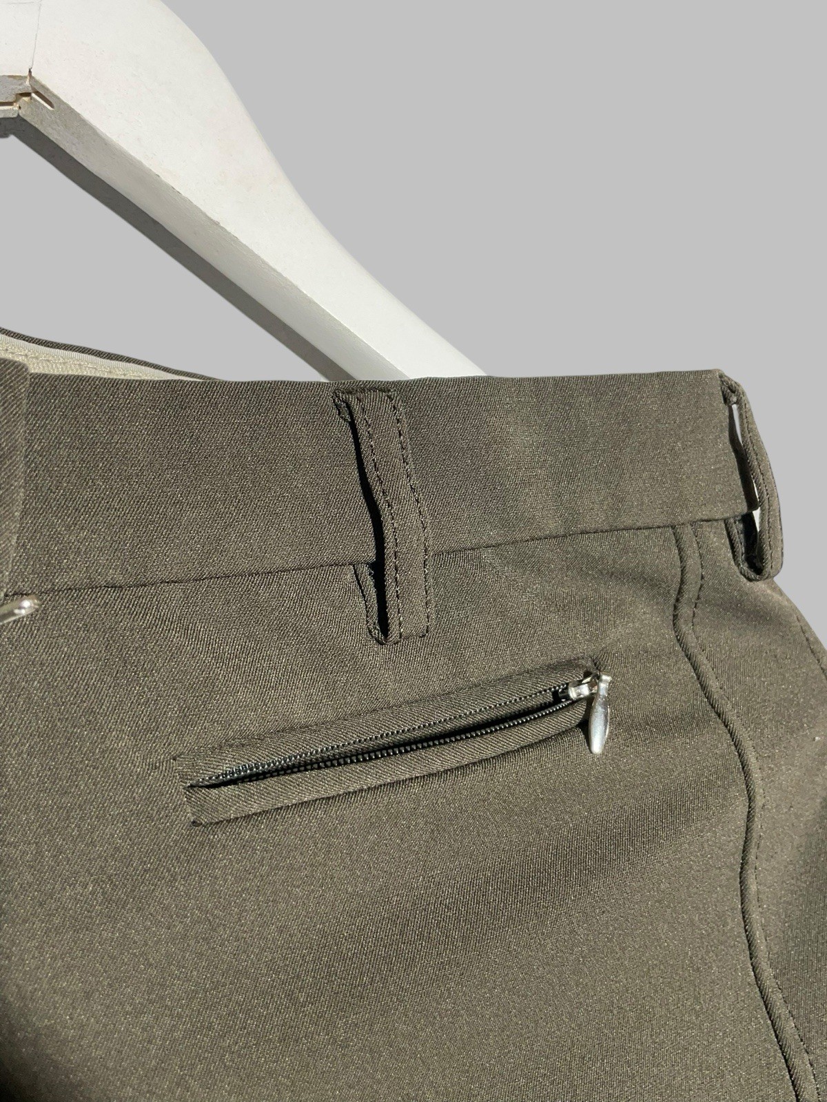 Pikeur Women’s Riding Breeches – Full Grip Seat Equestrian Pants, Olive Green