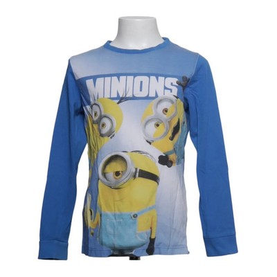 KappAhl, Langarmshirt, Größe: 122/128, Blau/Gelb/Mehrfarbig, Baumwolle #xme