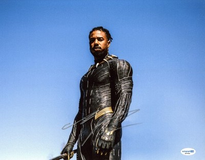 Michael B. Jordan ''Black Panther'' AUTOGRAPH Signed 'Killmonger' 11x14 Photo ACOA
