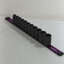 Snap On 311imfsy 11pc 12 Drive Sae Thin Wall Impact Socket Set 38 To 1 Usa