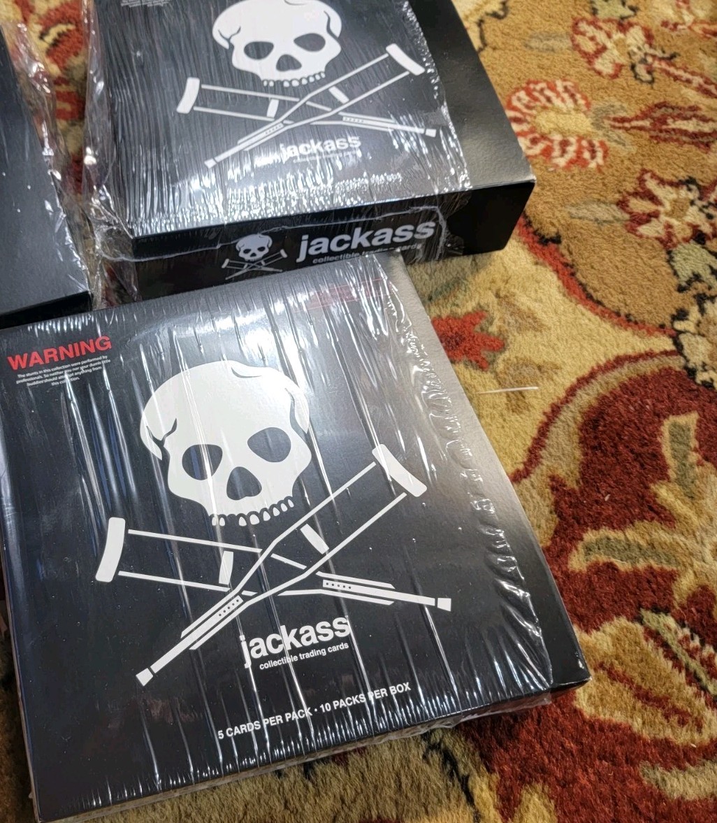 2x 2022 Zerocool Jackass trading cards EMPTY BOX PACKS W Celo