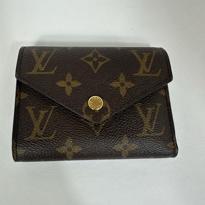 Louis Vuitton Victorine Wallet Brown Monogram Gold Hardware