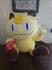 Vintage  90s Rare Jumbo Nintendo Official Pokemon Meowth Plush 25" New With Tags