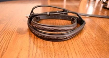 Beval, fancy chain noseband and fancy browband, brown, cob for bridle