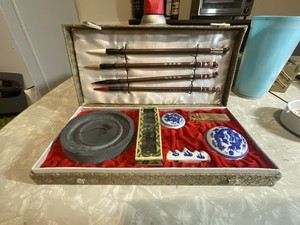 Vintage Chinese Calligraphy Set | eBay
