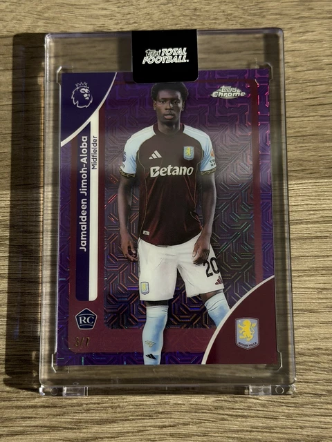 Topps Premier League Chrome 2025/26 Jamaldeen Jimoh-Aloba RC Aston Villa /7 TTF